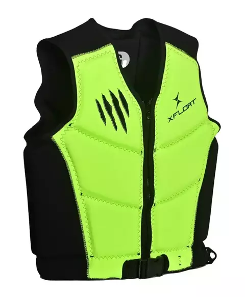 Colete Salva-Vidas VERDE NEON de Neoprene Enzo 2.0 - Homologado Marinha - comprar online