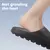 Chinelos masculinos EVA macios e grossos com sola verão moda chinelos e exclusi - Click & Vai