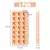 Forma de coração com tampa bandeja de gelo de silicone reutilizável grande fo - comprar online