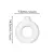 Vaso plano minimalista simples em forma de rosquinha, vaso de flores único, dec - comprar online