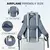 Imagem do Mochila de viagem de mão masculina com sacos de vácuo para roupas, sacos de ar