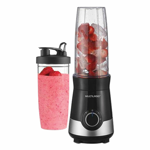 Liquidificador Shake 2 Copos 800ml Lâminas Inox 2 Velocidades
