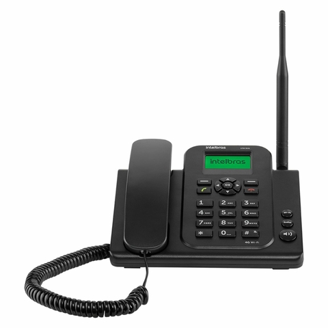 Telefone Celular Fixo 4G Wi-Fi Intelbras CFW 9041 Preto – Sinal Potente e Bateria Longa