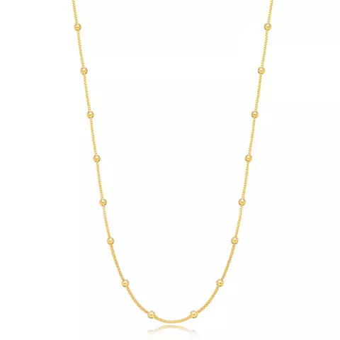Colar Longo Bolinhas / Banho Ouro 18k