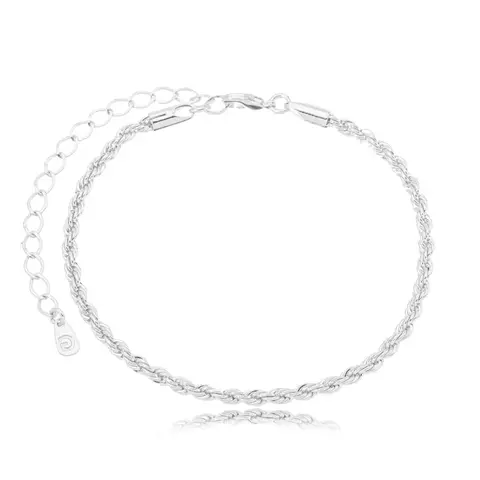 Pulseira Cordão Baiano/ Banho Ródio - comprar online