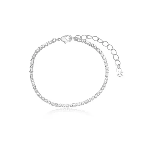 Pulseira Riviera 2mm / Banho Ródio - comprar online