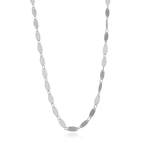 Colar Chapinhas/ Banho Ródio