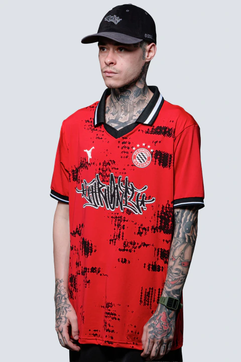 Camisa de Time Chronic Tag - Vermelha