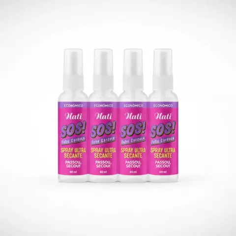 Kit Spray Ultra Secante - SOS Faby Cardoso - Nati 60ml