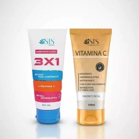 Kit Sabonete Facial 2un - Isis Make-Up - 100ml