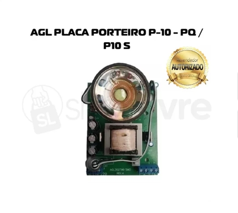 AGL PLACA PORTEIRO P-10 - PQ / P10 S
