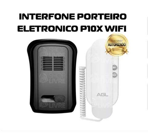 AGL INTERFONE PORTEIRO ELETRONICO P10X WIFI