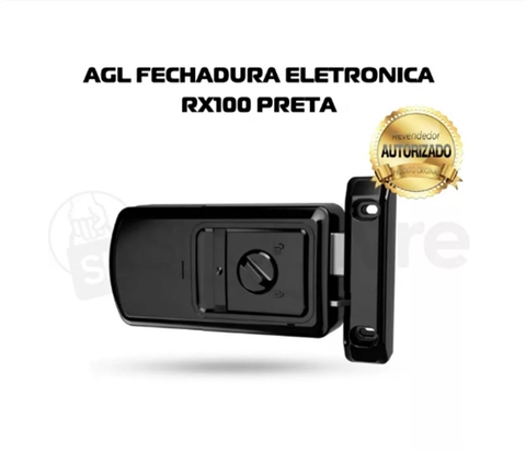 AGL FECHADURA ELETRONICA RX100 PRETA