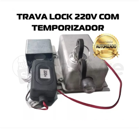 AGL TRAVA LOCK 220V COM TEMPORIZADOR
