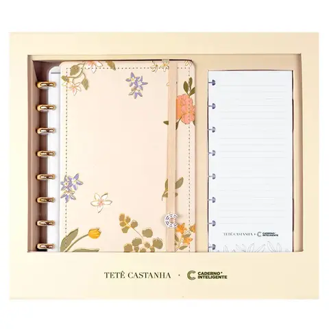 Caderno inteligente A5 Cultivo by Tetê Castanha