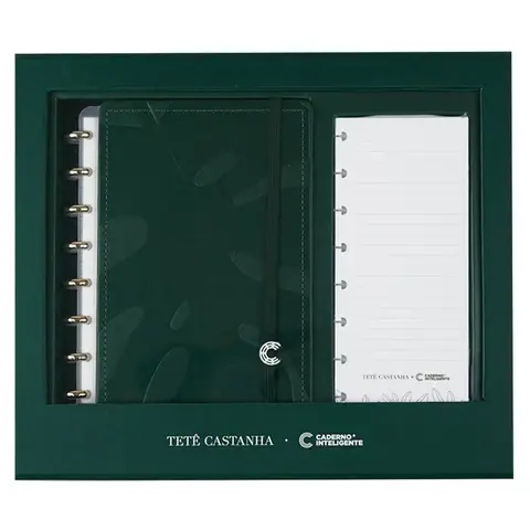 Caderno inteligente A5 Cultivo Verde by Tetê Castanha
