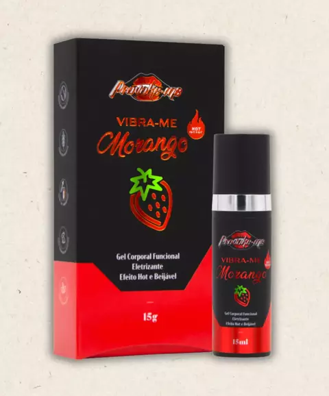 VIBRA-ME MORANGO HOT INSANO GEL ELETRIZANTE BEIJÁVEL 15G PROVOKE-ME - comprar online