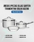 Set de Ollas Tramontina 3 piezas Acero Inox