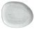 Conjunto Com 6 Pratos Rasos Oval Orgânico Echo 31x24x2,5cm Porto Brasil