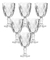Kit 6 Taças Luxo Diamond 320ml Água Vinho Hauskraft Premium