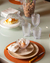 Jogo Americano Dupla Face Redondo Cozinha Jantar Kit 6 Peças Cor Caramelo/nude - comprar online