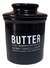 Manteigueira Francesa Em Cerâmica Manhattan 100ml Cor Preto - comprar online