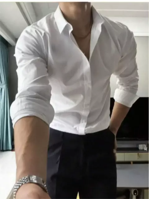 Camisa Social Masculina Clássica Comfort - comprar online