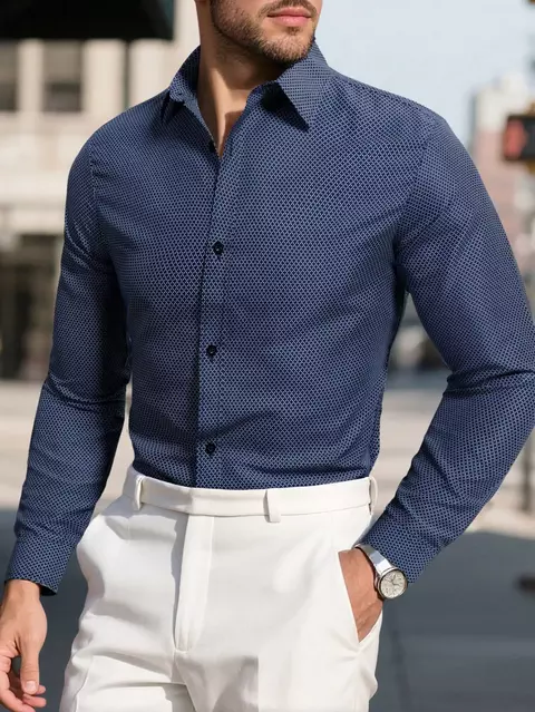 Camisa social xadrez luxo - comprar online