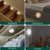 Lámpara LED Circular con Sensor x 3 – Iluminación Inteligente en Cualquier Espacio - Luxel