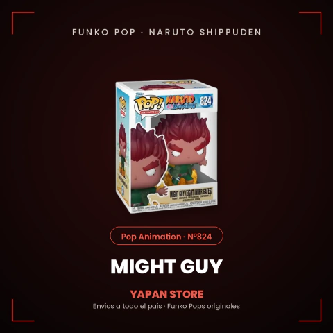 Funko Pop Might Guy Eight Inner Gates 824 Naruto Shippuden