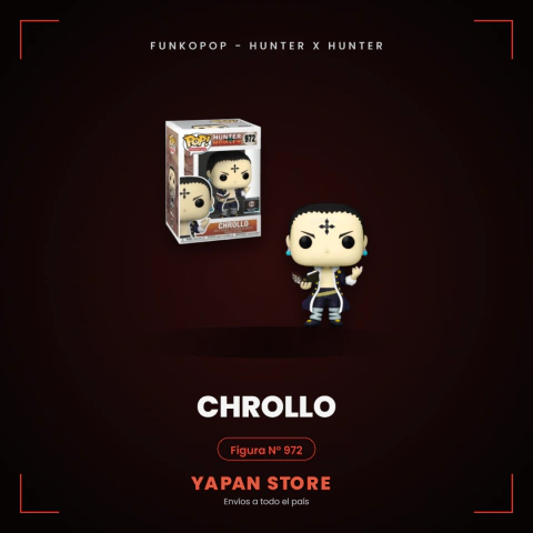 Figura de Acción Funko Pop! Animation Chrollo de Hunter x Hunter #972
