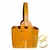Canasta 100% Cuero Camel - comprar online
