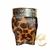 Mate imperial de cuero animal print con guarda de alpaca - comprar online