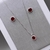 Conjunto em Prata 925 com Pedra Zirconia Colorida - Serena Joias Brasil 