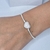 Pulseira para Berloque com Fecho Coração Cravejado -Prata 925 - loja online