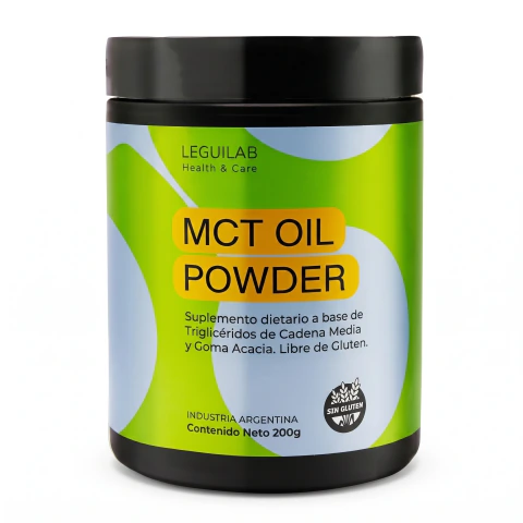 Mct Oil Power 200gr En Polvo Leguilab Sabor Sin Sabor