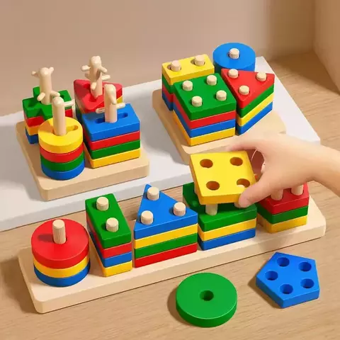 Blocos Geométricos Coloridos