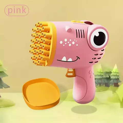 Máquina de Bolhas Dinossauro Portátil