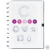 Caderno Inteligente Monogram Black com Cristais Swarovski Grande - Dra. Papel