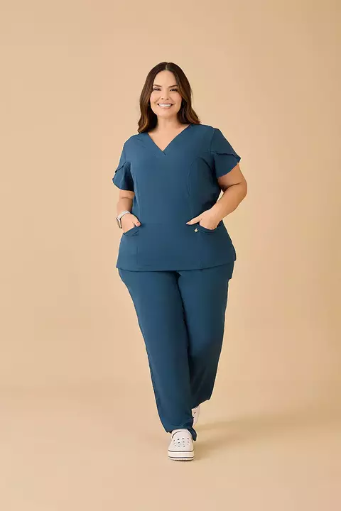 Scrub Julia Premium Petróleo