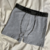 Boxer Gris con Negro - Liso