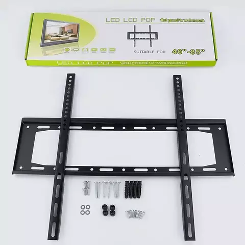 Soporte de pared para TV de pantalla plana LED, LCD, DPD y Plasma, soporte fijo para TV de 40" a 85"
