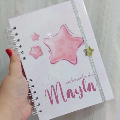 Caderneta de Vacina para Bebê - Tema Estrela - comprar online