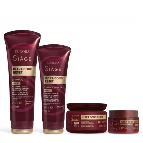 Combo Siàge Ultra Bond Reset (4 itens)