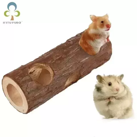 Túnel Interativo de Fibra Natural para Hamsters