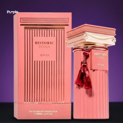 Perfume Historic Doria Afnan Eau de Parfum 100ml Original Lacrado Unissex Árabe