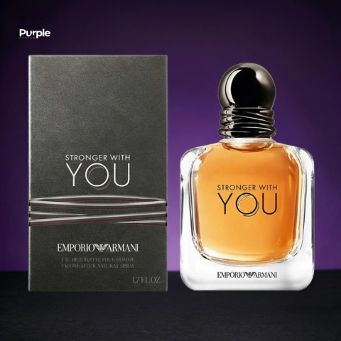 Perfume Stronger With You Giorgio Armani Eau de Toilette 100ml Original Lacrado Masculino