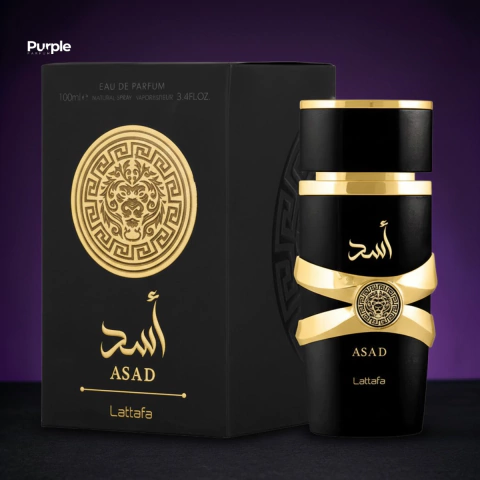 Perfume Asad Lattafa Eau de Parfum 100ml Original Lacrado Masculino