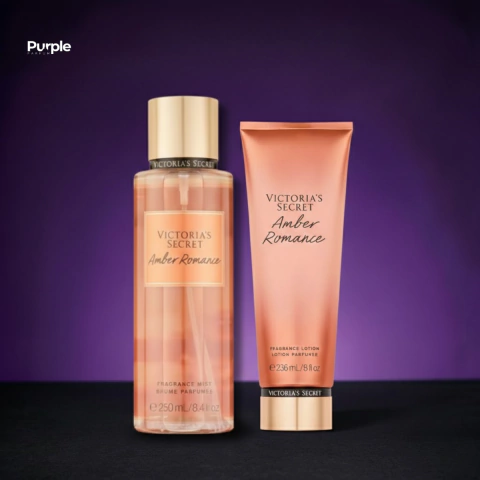 Kit Body Splash 250ml + Creme 236ml Amber Romance Victoria's Secret Original