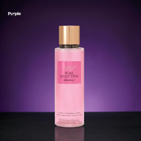 Body Splash Glitter Pure Seduction Shimmer Victoria's Secret 250ml Original